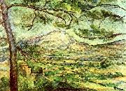 Paul Cezanne sainte victoire oil